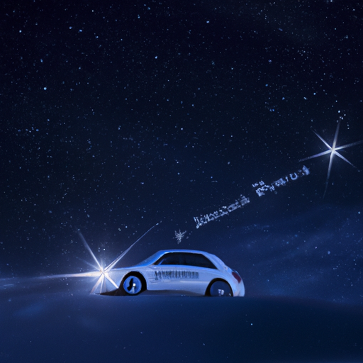Un Mercedes-Benz flota por el espacio en esta impresionante historia de amor